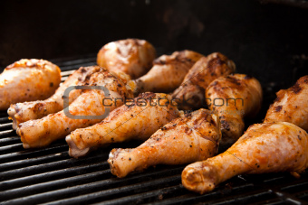 Barbequed Chicken Drumsticks