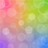 Blured bokeh on colorful background