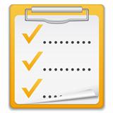 Clipboard with Checklist Icon