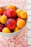 Apricots and nectarines