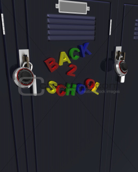 School gym locker