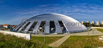 Zadar sport hall cupola panoramic