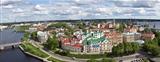 Panoramic view of town Vyborg