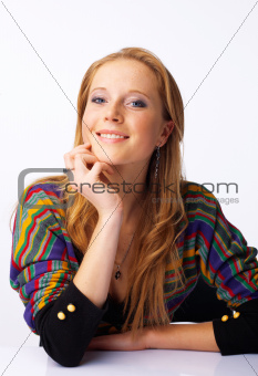  Portrait of an attractive young woman