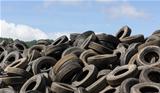 Old tires heap 