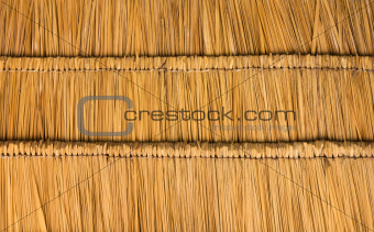 Thatched roof  straw