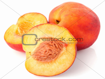 ripe juicy peach