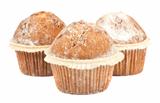 Three muffins