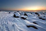 Winter seaside in Tuja