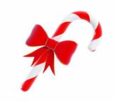 Christmas Cand red bow