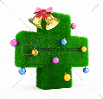 Medical Cross ChristmasTree