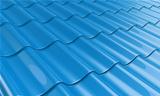 roof metal tile blue
