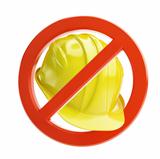 no work construction helmet 