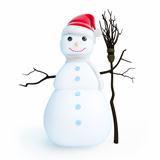 snowmen santa hat