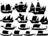 ancient sail boats