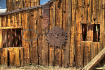 Saw mill at Bodie Ghost Town, CA. HDR photo.
