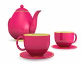 cups with teapot