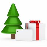 christmas tree and gift 