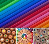 Colored Pencils Collage