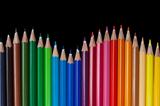 Colored Pencils Background