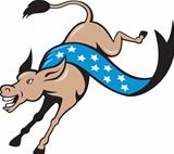 Donkey Jackass Jumping Democrat