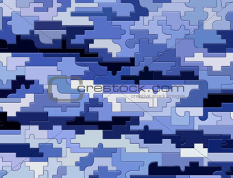 blue  texture puzzle