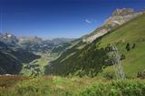 Looking down at Engelberg from Fuerenalp
