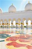 Detail of Sheikh Zayed Mosque in Abu Dhabi, United Arab Emirates