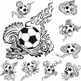 Soccer balls with embellishments