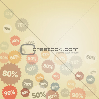 Yellow Discount Background