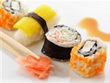 various of sushi