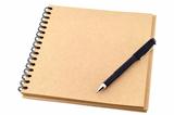 Open blank note book