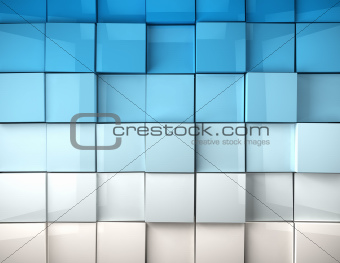 Wall tiles cubes background