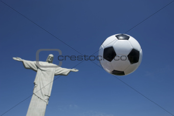 Soccer Ball Football Floats at Corcovado Rio de Janeiro