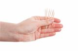 Toothpicks in hand