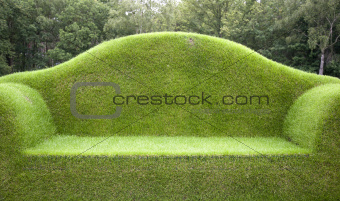 Grass bench
