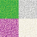 Decorative floral seamless background