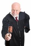 Angry Judge Bangs Gavel