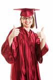 Female Graduate Thumbs Up