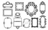Graphic design decorative frames