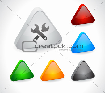 Color 3d buttons for web.