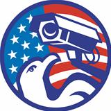 American Bald eagle Security Camera
