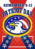 American Eagle Patriot Day 911  Poster Greeting Card
