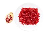 Red pomegranate seeds