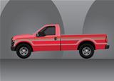 Pick-up truck illustration