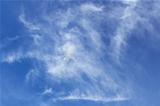 Abstract oblong clouds
