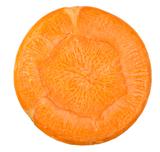 Carrot cut in slices