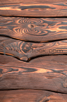 Old wooden board vertica
