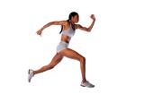 Fast running athlete  woman