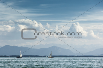 sailing at Starnberg lake